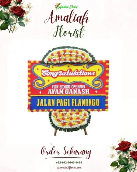 Sewa Papan Bunga Tungu